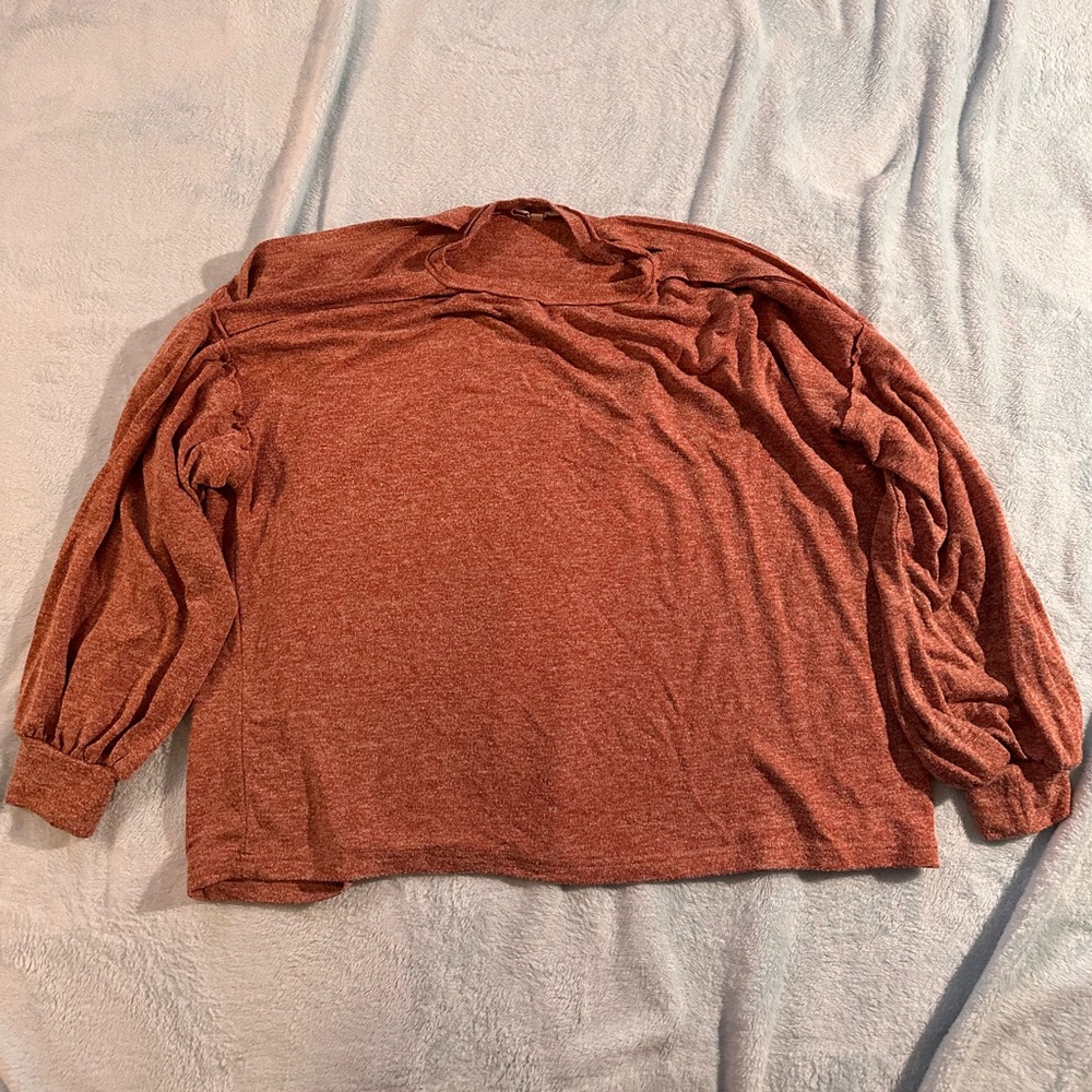 Cold shoulder sweater